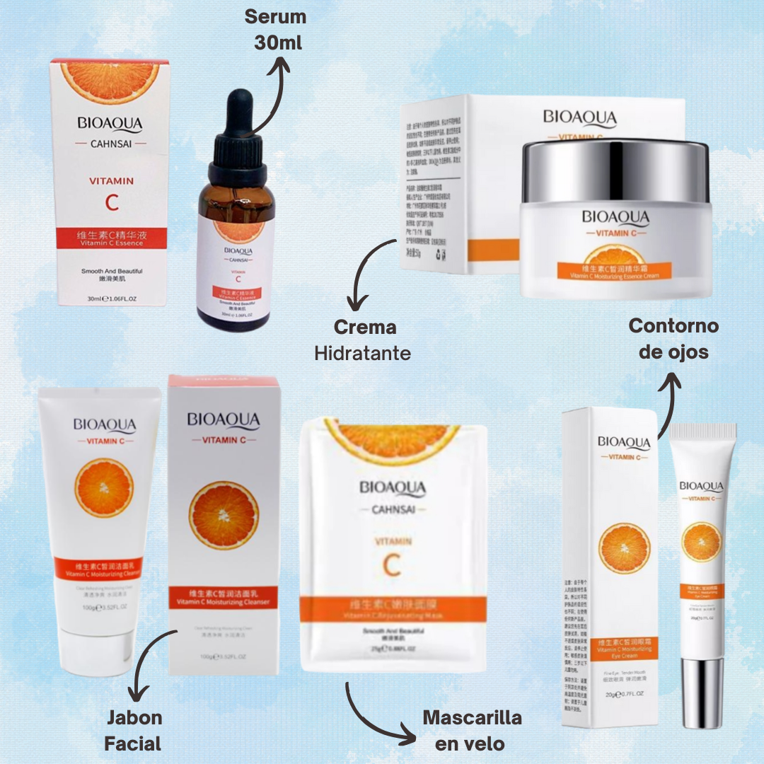 Kit Vitamina C Bioaqua X5n3